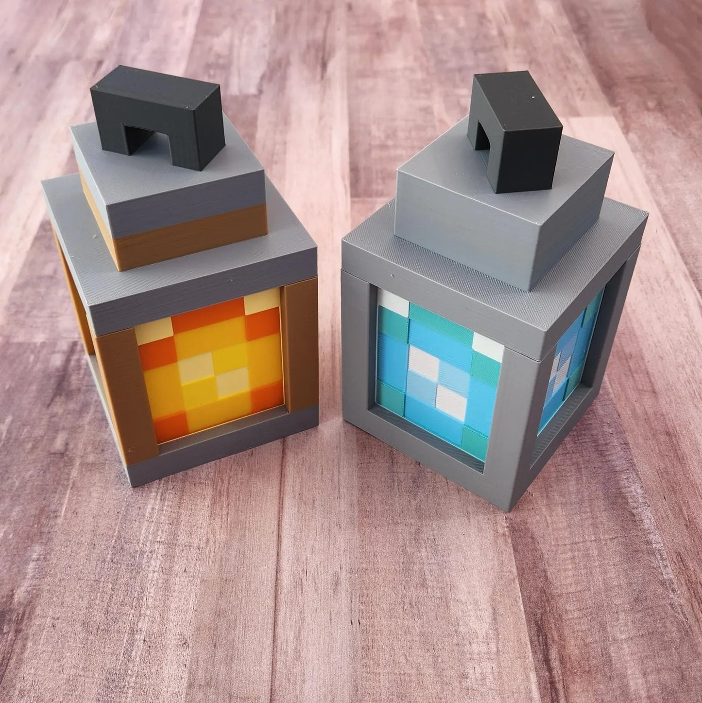 Gaming Lantern - Minecraft inspired gamer gift and night light Decor