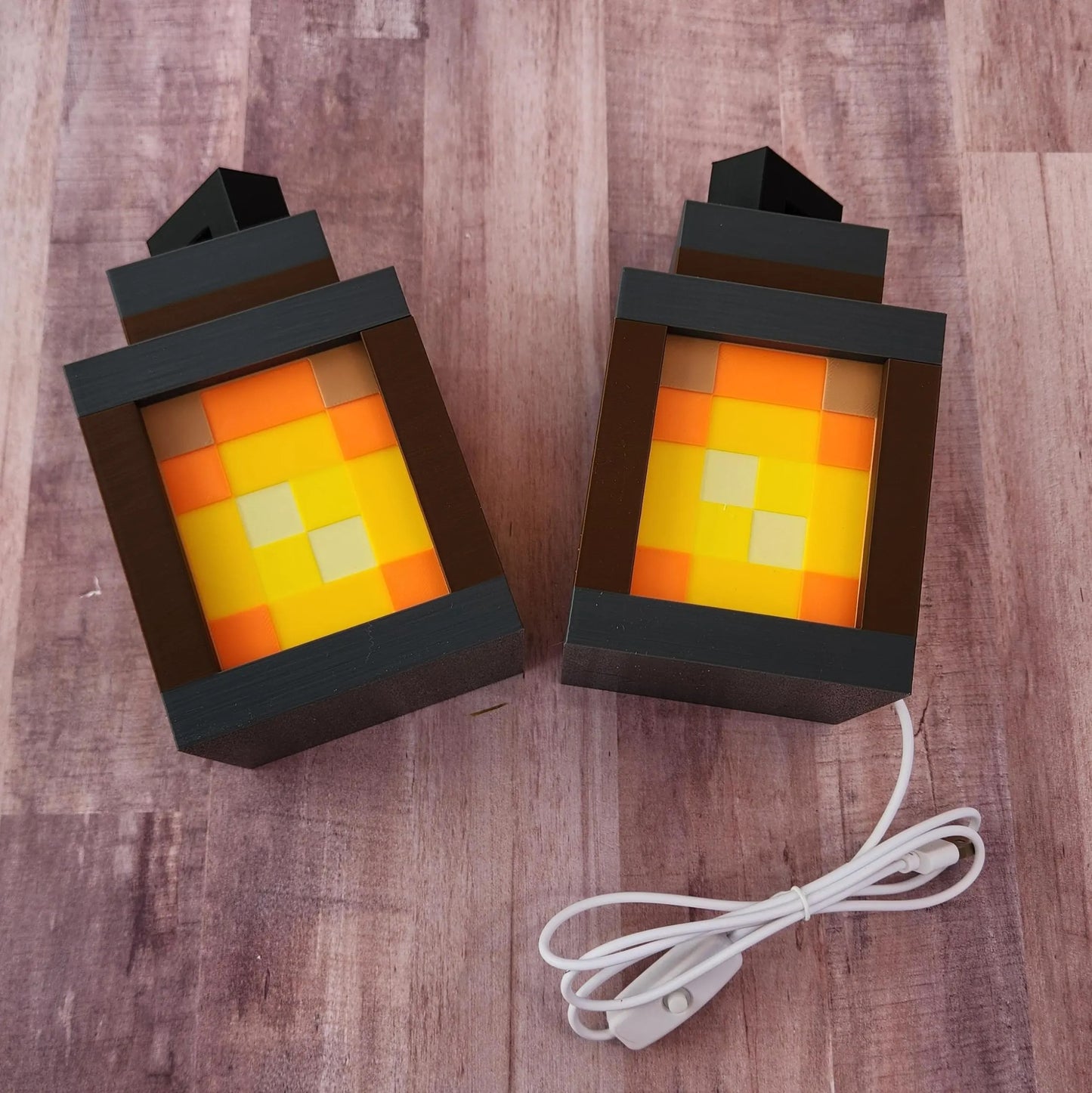Gaming Lantern - Minecraft inspired gamer gift and night light Decor