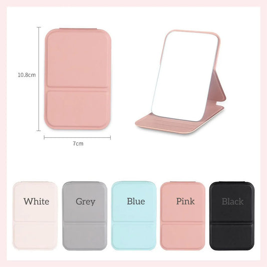makeup mirror, pocket mirror with custom name and logo, bridesmaid gift, folding makeup mirror, travel makeup mirror